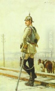 A Prussian Officer by Heinrich Breling