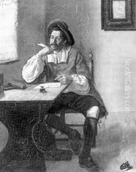 Composing A Letter - view 1