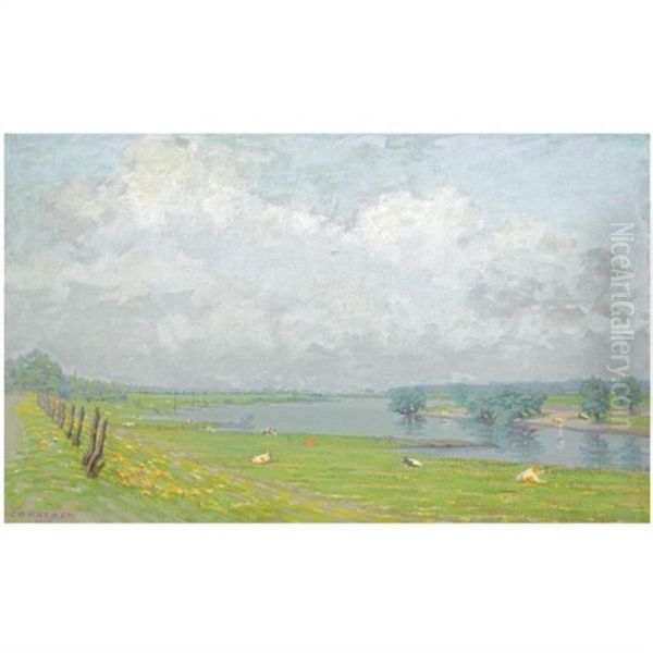 A View Of The River Ijssel - view 1