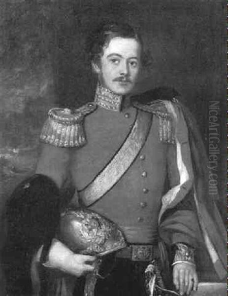 Portrait Of An Officer Of The 7th Dragoon Guards - view 1