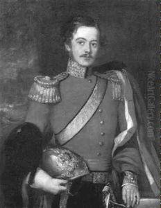 Portrait Of An Officer Of The 7th Dragoon Guards
