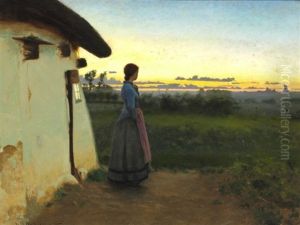At Dusk by Hans Andersen Brendekilde