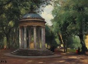 From The Garden At Villa Borghese