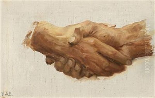 A Handshake (study) - view 1