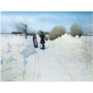 Der Holdes Et Hvil, The Rest by Hans Andersen Brendekilde