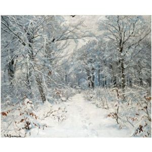 Vinterlandskab by Hans Andersen Brendekilde