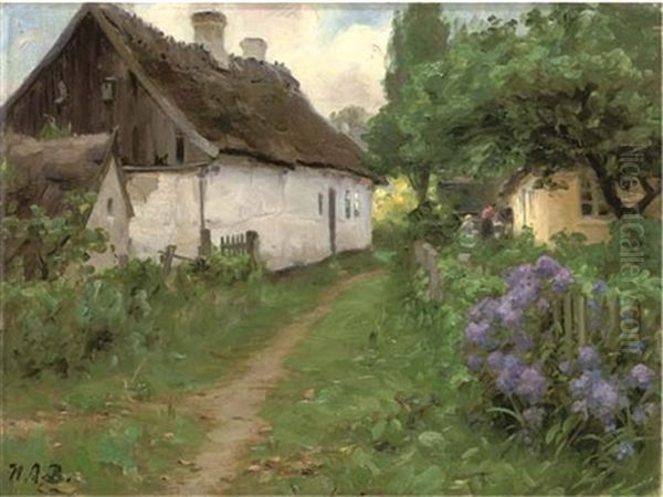 Girls In A Flower Garden - view 1