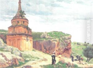 Parti Fra Jerusalem by Hans Andersen Brendekilde