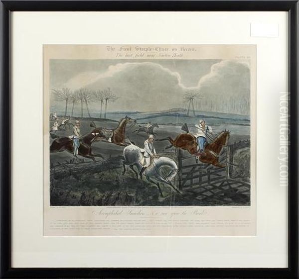 The First Steeple Chase On Record - view 1