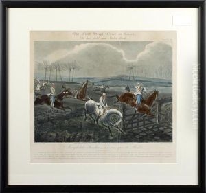 The First Steeple Chase On Record by George Alken
