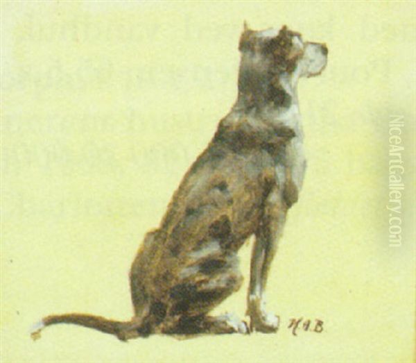 Siddende Hund - view 1