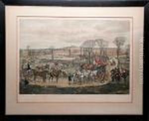 A Promising Field, Meet Of The Essex Fox Hunt by Henry Thomas Alken