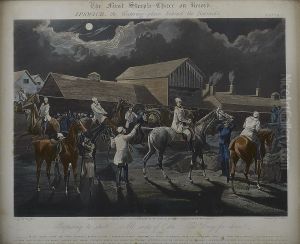 The First Steeplechase On Record by Henry Thomas Alken