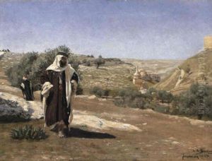Overlooking Jerusalem's Valley by Hans Andersen Brendekilde