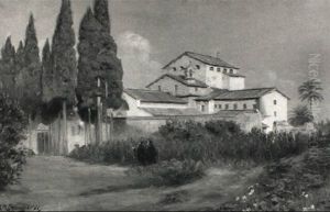 Klostret S. Bonaventura by Hans Andersen Brendekilde