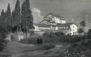 Klostret S. Bonaventura. Klostret Hvor Maleren Albert Kuchler Boede I Rom Klostret S. Bonaventura. Klostret Hvor Maleren Albert Kuchler Boede I Rom