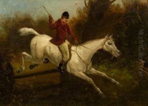 Jumping The Fence by Henry Jr Alken