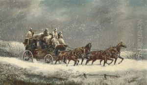 The York Mail Coach by Henry Jr Alken