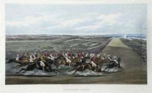 Tattenham Corner;the Winning Post by Henry Jr Alken