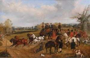 At The Crossroads by Henry Jr Alken