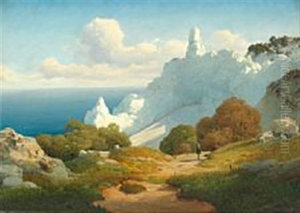 View Of Sommerspiret, Mon's Cliff - view 1