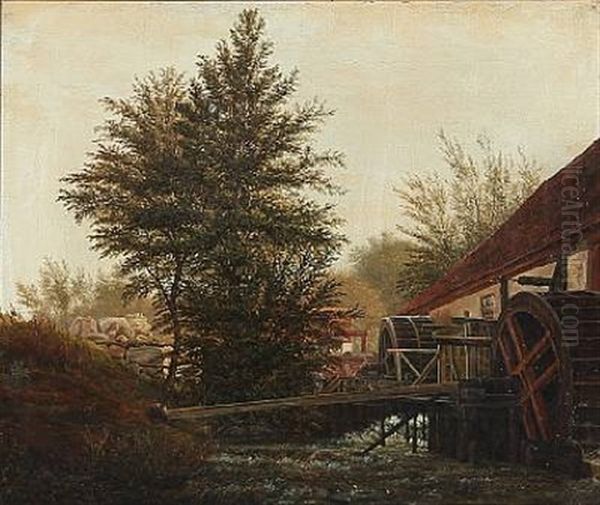 Summer Day At A Water Mill - view 1