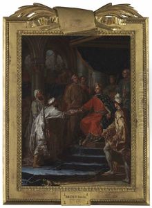 Saint Louis Receiving The Ambassador Of The King Of Tartary