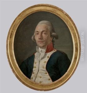 Portrait D'un Officier by Nicolas Guy Brenet