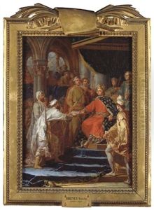 Saint Louis Recevant Les Ambassadeurs Des Tartares