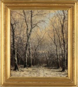 Birches by Carl Christian Brenner