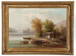Fishing Camp by Carl Christian Brenner