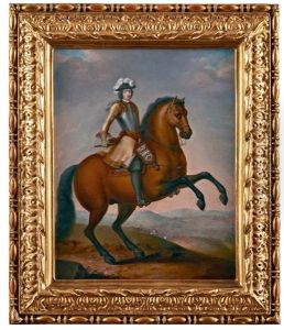 Equestrian Portrait With King Charles Xi (1655-1697) Equestrian Portrait With King Charles Xi (1655-1697)