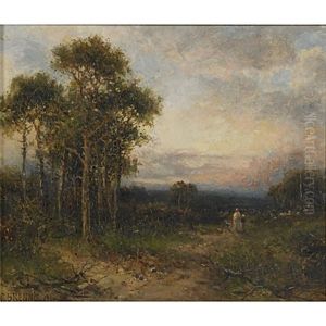 Landscape With Walking Figures Landscape With Walking Figures
