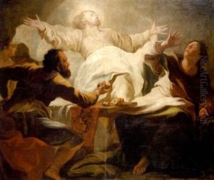 The Supper At Emmaus by Simone Brentana