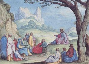 The Sermon On The Mount by Friedrich The Elder Brentel