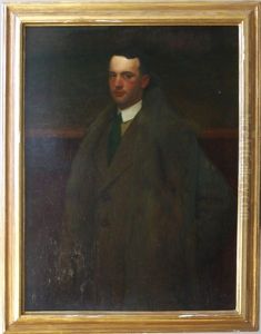 Ritratto Di Uomo Con Pelliccia by Archimede Bresciani Da Gazoldo