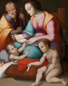 The Holy Family With The Infant Saint John The Baptist The Holy Family With The Infant Saint John The Baptist