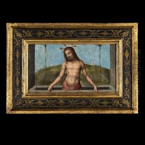 Le Christ Au Tombeau by Andrea del Brescianino