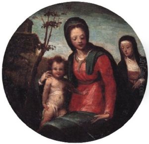 Madonna And Child by Andrea del Brescianino