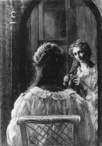 Femme Devant Un Miroir by Marie Louise Catherine Breslau