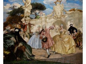 Karneval In Vendig by Vittorio Emanuele Bressanin
