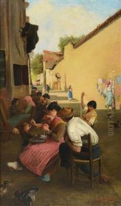 Corteggiamento Della Bella Perlaia by Vittorio Emanuele Bressanin