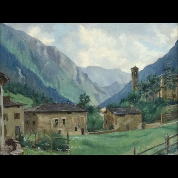 Veduta Di Paese Con Case - view 1