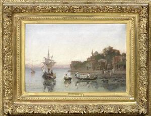 Au Bord Du Bosphorus (pair) by Germain Fabius Brest