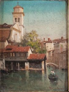 Vue De Venise by Germain Fabius Brest
