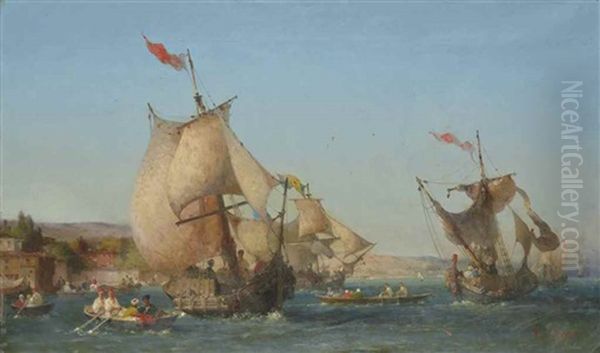Dhows On The Bosphorus - view 1
