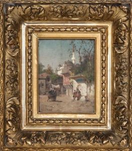 Une Vue De Constantinople by Germain Fabius Brest
