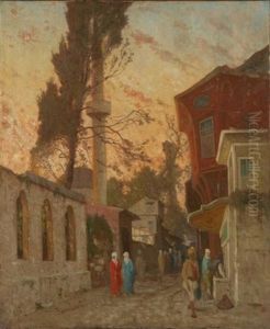 Fontaine, Vieux Constantinople by Germain Fabius Brest