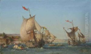 Boutres Sur Le Bosphore