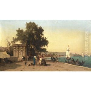 On The Bosphorus by Germain Fabius Brest